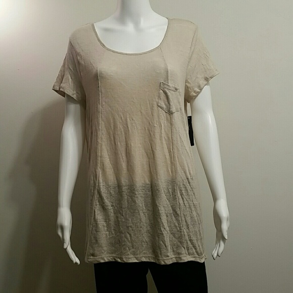 NWT Style&Co Black or Tan Lace Back Top - Picture 5 of 6